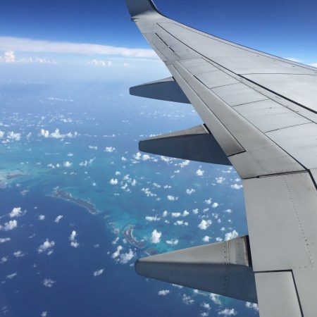 Flight over Curacao